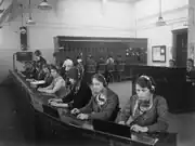 Telefonzentrale Zürich-Hottingen (Foto 1917)