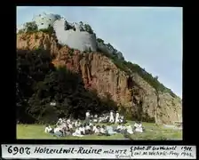 Diapositiv, 1910, 1942 koloriert durch Margrit Wehrli-Frey