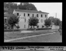Stabio, Terme Solforose. Historisches Bild von Leo&nbsp;Wehrli (1948)