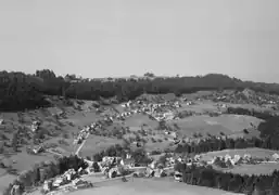 Grub AR im Vordergrund, im Hintergrund Grub SG und Fünfländerblick