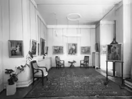 Innenaufnahme 2 Galerie Neupert an der Bahnhofstrasse 1, 1954