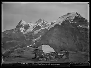 Allmendhubel mit Eiger, Mönch, Jungfrau