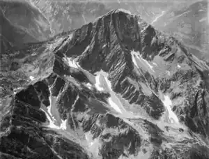 Pizzo Ruscada auf einer Aufnahme von Eduard Spelterini ca. 1909