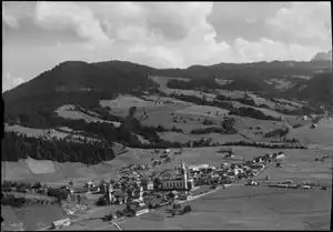 Rothenthurm; der Nüsellstock links oben