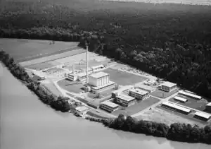 Flugaufnahme Forschungsreaktor Diorit (23. Mai 1960)