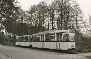Berliner Großraumzug auf der Uferbahn, 1962