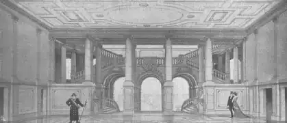 Foyer, Zeichnung, 1908