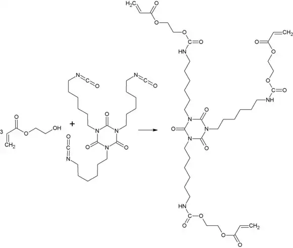 Urethanacrylat aus HEA und HDI-Isocyanurat
