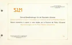Werkdokumentation der Schweizerische Lokomotiv- und Maschinenfabrik