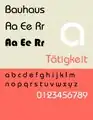 »Bauhaus-Type« von Herbert Bayer